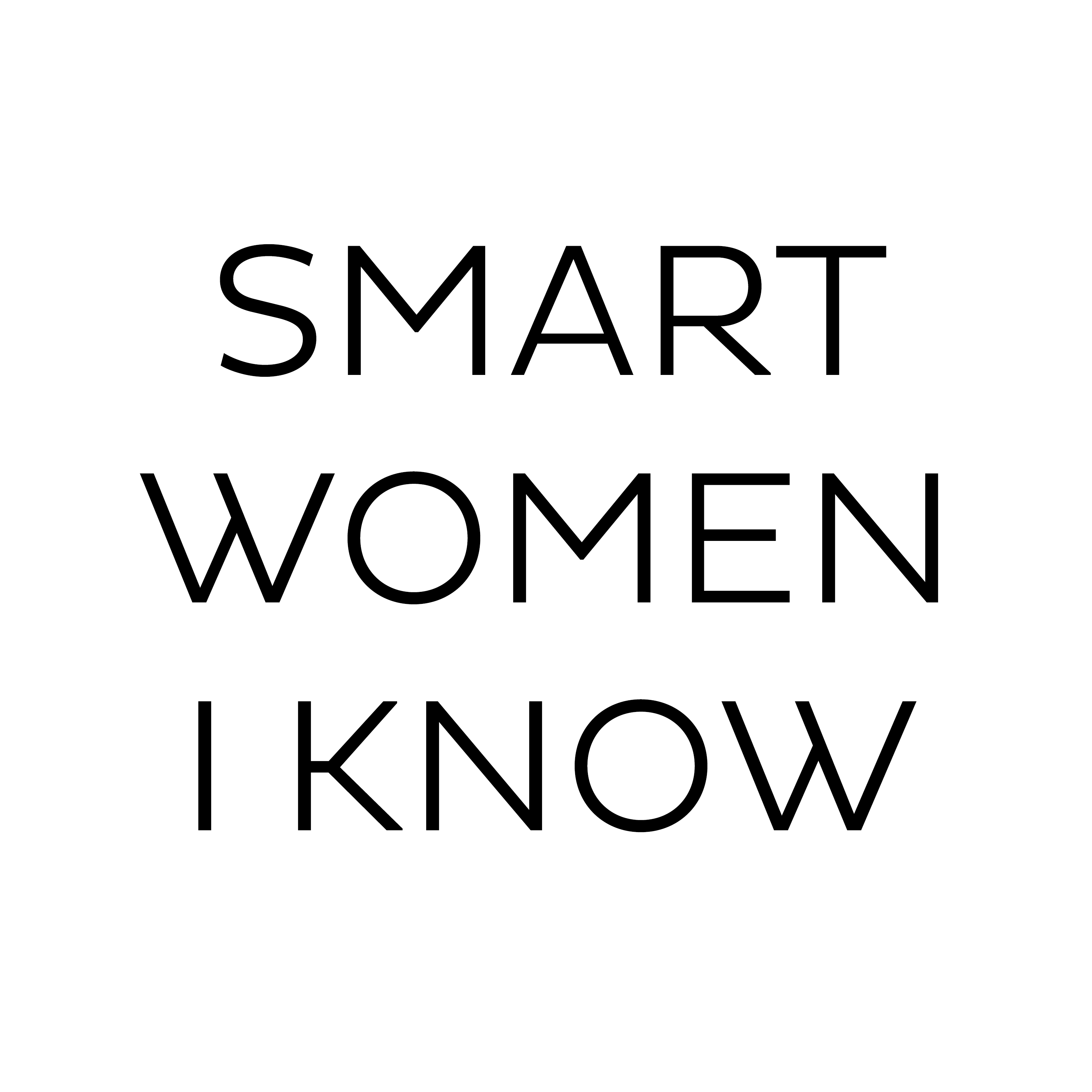 Smart Women I Know